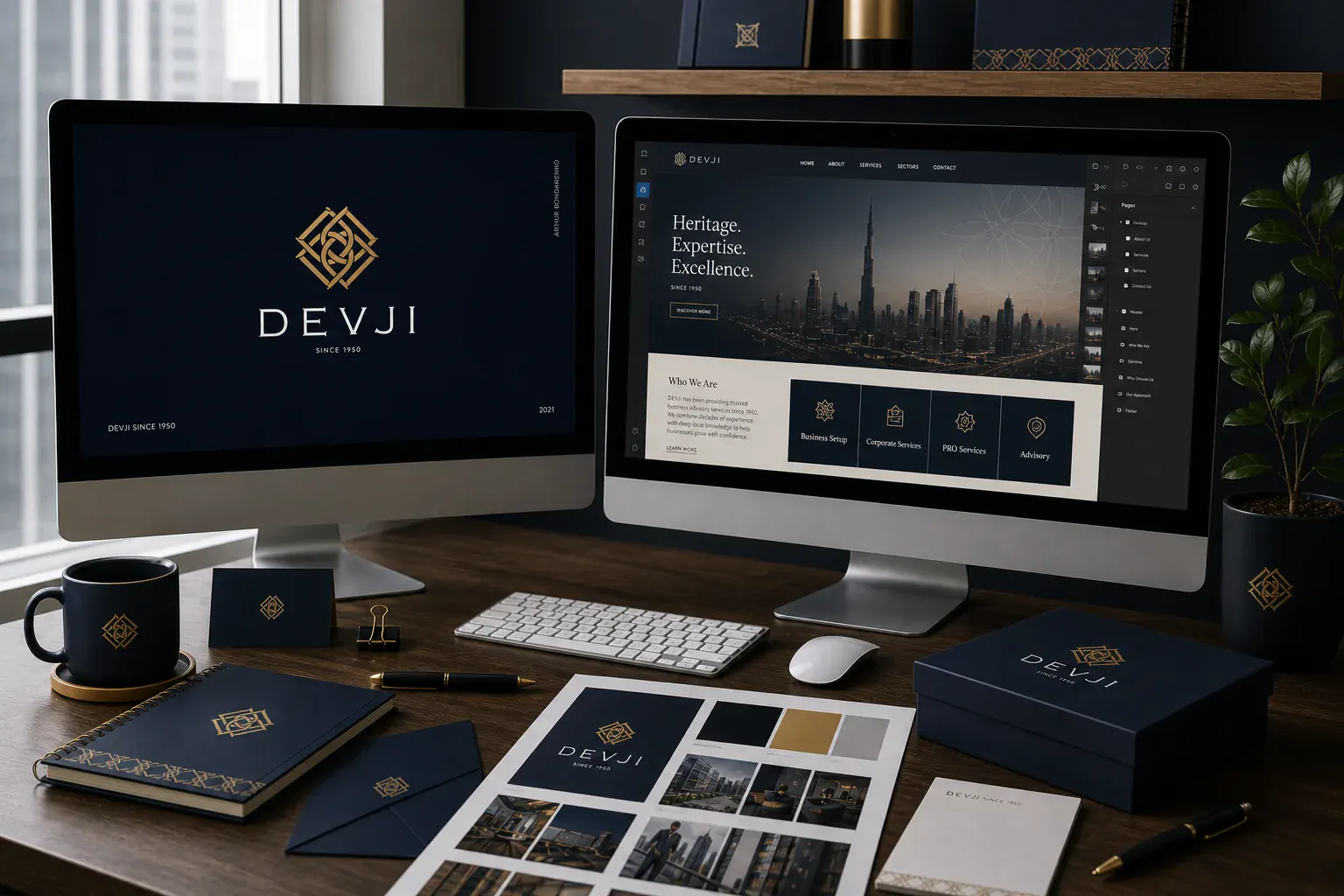 Marketing and design support for UAE businesses